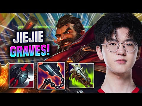JIEJIE PERFECT GAME WITH GRAVES! - EDG JieJie Plays Graves Jungle vs Lee Sin! | Season 2022