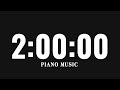 2 Hours Countdown Flip Clock Timer [Piano] Music for Studying, Sleeping, Focus