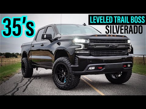 Fitting MASSIVE TIRES on my Silverado Trail Boss