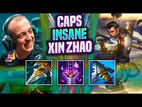 CAPS IS INSANE WITH XIN ZHAO JUNGLE! - G2 Caps Plays Xin Zhao Jungle vs Rengar! | Season 2022