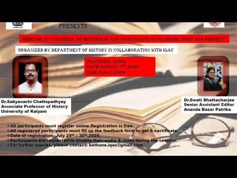 Concerns of Historians and Journalists on Pandemic : Past and Present