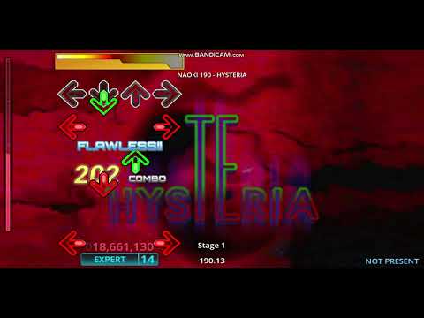 [Stepmania] HYSTERIA - NAOKI 190 (Extreme Gameplay)