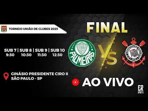 Palmeiras x Corinthians | AO VIVO | Final do Torneio União de Clubes SUB 10 | 03/12/2023