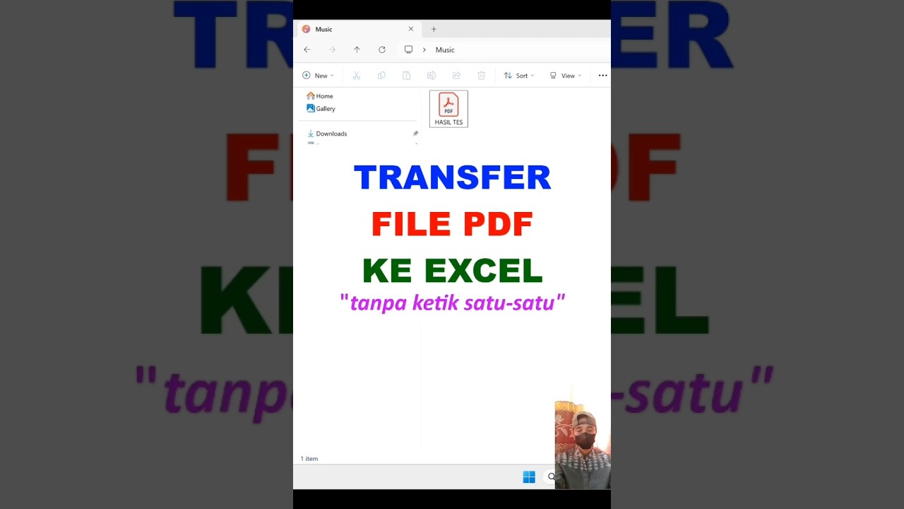 How to move PDF files to Excel easily and quickly offline #excel #tutorial #word