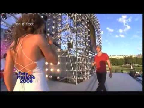 Enrique Iglesias & Nadiya - Fete de la musique 2008 - Tired of being sorry