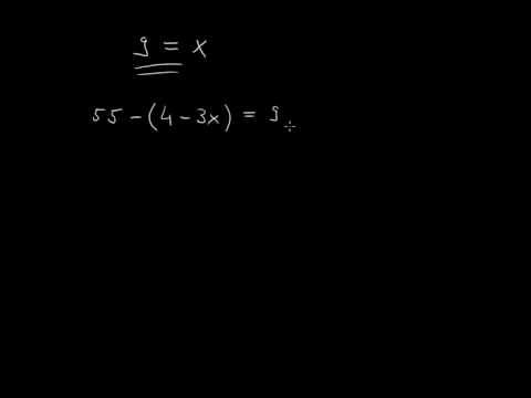Lineare Gleichungen mit Klammern lösen
