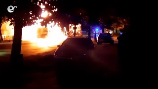 Камион изгоря до основи на булевард в Кърджали, очевидци разказват за инцидента