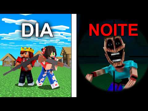 EU SOBREVIVI AOS MODS DE TERROR USANDO ARMAS NO MINECRAFT