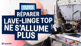 Lave-linge top ne s’allume plus : dépannage complet