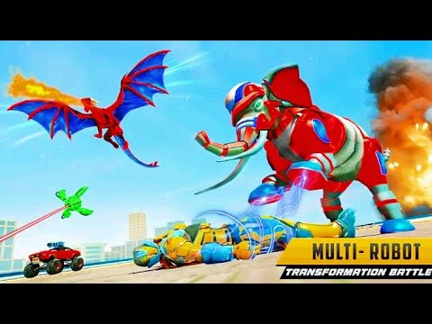 Police Dragon 🐉 Robot Car Game Royal Tencent Games