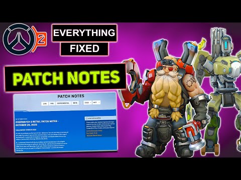 Overwatch 2 New Update Fixed Everything? | 25th October Patch Notes Update Overwatch 2