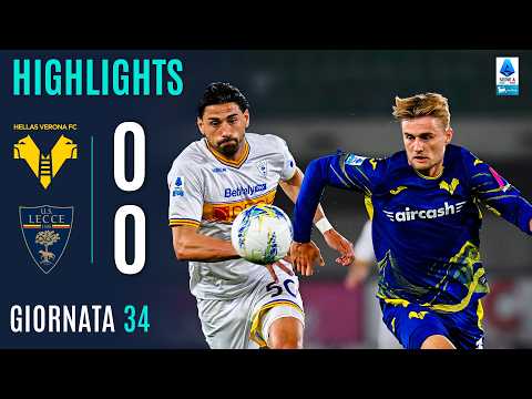 Video highlights della Verona vs Lecce (0 a 0) - Giornata 34 - Fantacalcio e fantamedie