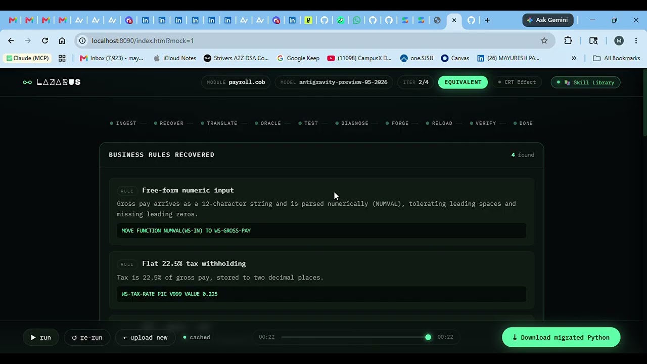 Team Legacy AI project preview