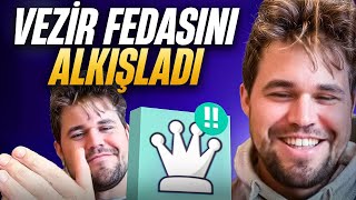 BİR AMATÖR OYUNCU, Magnus Carlsen'i VEZİR FEDASIYLA MAT ETTİ, Carlsen GÜLMEYE BAŞLADI ve ALKIŞLADI