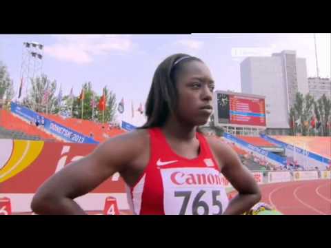 100m prepone [Ž], POLUFINALE - Svjetsko prvenstvo za mlađe juniore i juniorke 2013