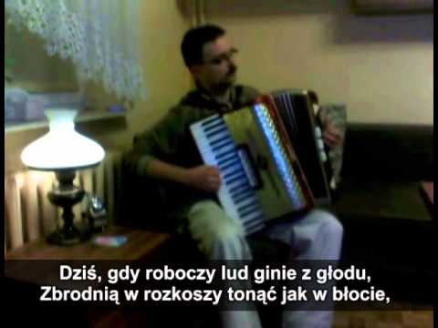 Warszawianka 1905 roku - akordeon + tekst