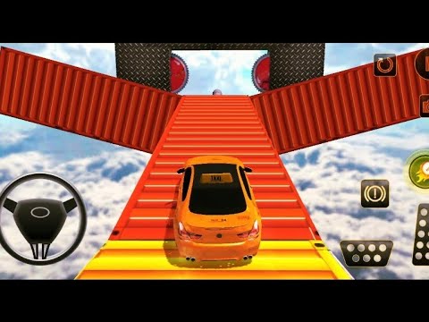 Real Taxi Car Stunts 3D Simulator ~ Impossible Ramp Car Stunt Taxi Android Gameplay
