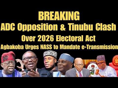 Opposition & Tinubu Clash Over Electoral Act, Agbakoba Urge NASS to Mandate e-Transmission