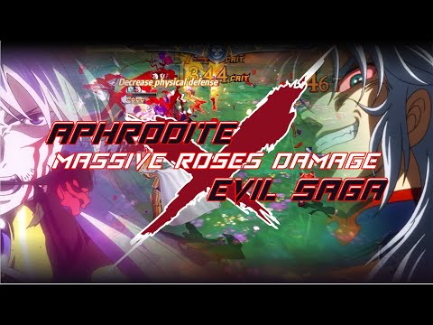 Saint Seiya Awakening - Pisces Aphrodite X Evil Saga Ft Divine Phoenix | My Roses Is Burning Evil!