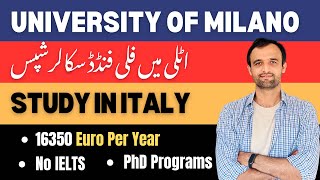 University of Milano Italy 2025-26 Complete guide | Fullyfunded Scholarship for PhD