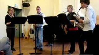 Saxophone quartet, the Phoneys! Kamermuziek