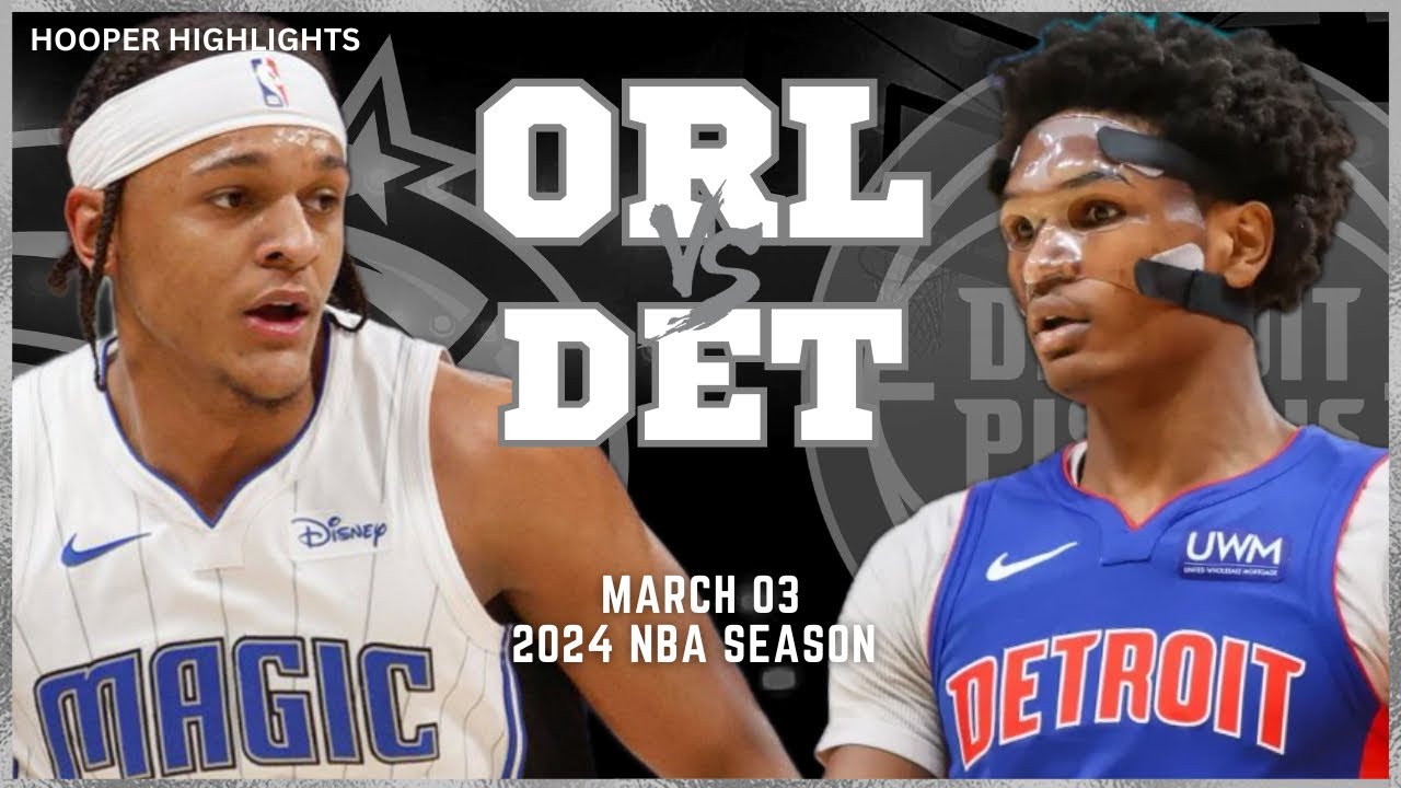 04.03.2024 | Orlando Magic 113-91 Detroit Pistons