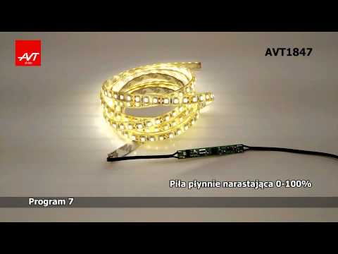 AVT1847 - Miniaturowy sterownik taśmy LED