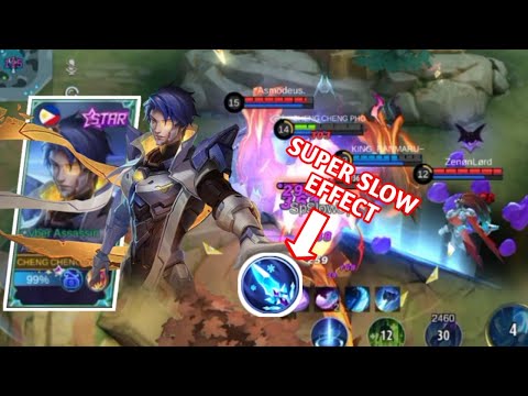 AAMON SUPER SLOW Effect !!! Build dan Emblem Tersakit AAMON 2023 - Top Global Aamon Mobile Legends