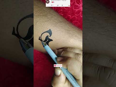 G❤️S simple tattoo design ideas #tattoo #viral #shorts