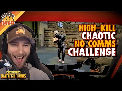 High-Kill, Chaotic No Comms ft. Swagger - chocoTaco PUBG Duos Gameplay