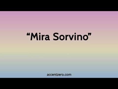 Pronounce "Mira Sorvino" - Brazilian accent vs. native U.S.