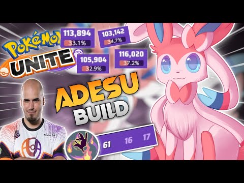 I Tried @adesu23  Sylveon Build | Pokemon Unite Sylveon Gameplay