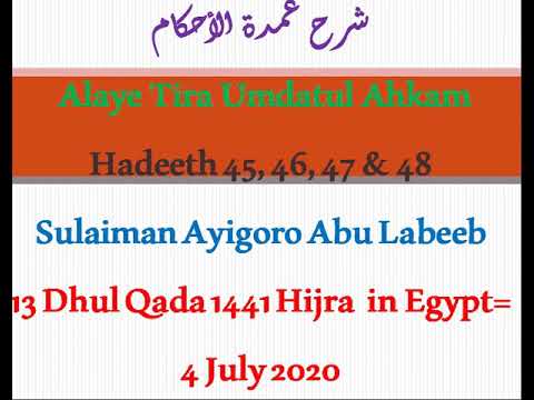 Alaye Tira Umdatul Ahkam -  Episode_33