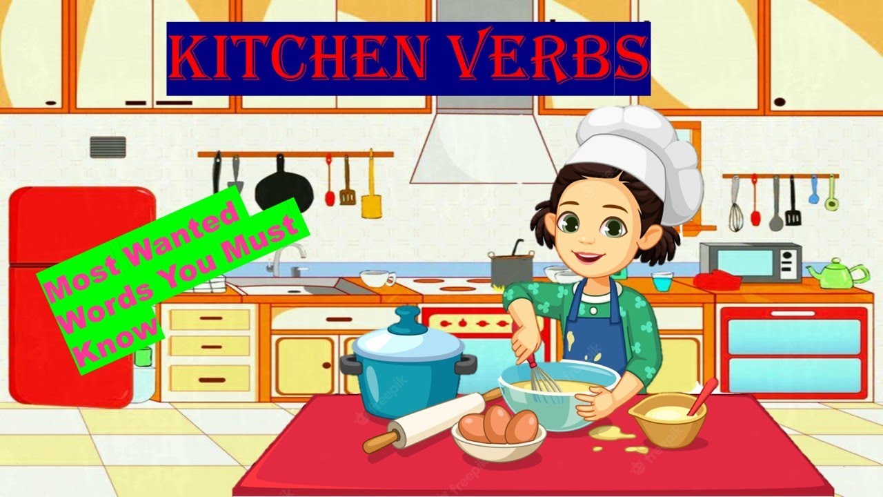 Kitchen Verbs | Cooking Vocabulary | Daily Cooking Actions | Improve your English Skills