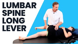 Lumbar Spine Mobilisation Long Lever Technique | Reduce Back Pain