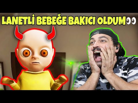 LANETLİ BEBEĞE BAKICI OLDUK BU NASIL BEBEK 😨 | BABY IN YELLOW 3