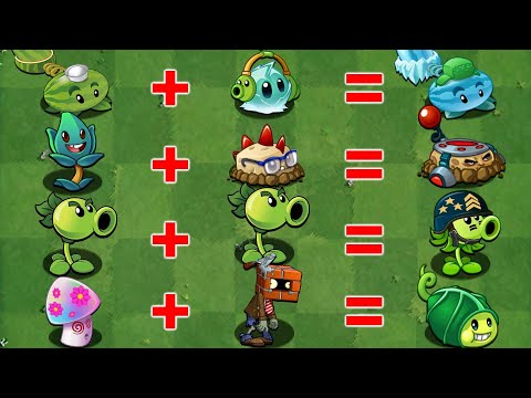 PvZ 2 Discovery - All Plants Evolution & Fusion!