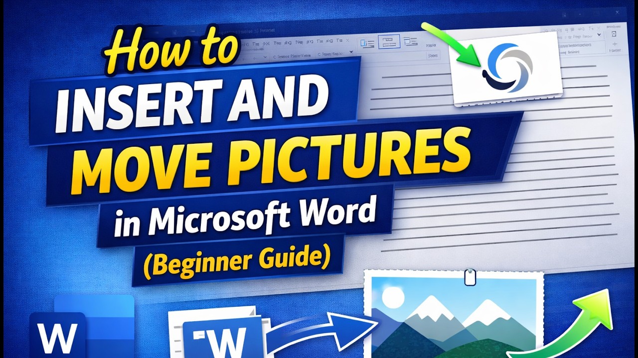 How to Insert and Move Pictures in Microsoft Word (Beginner Guide)