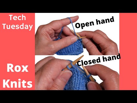 Continental Knitting Two Ways // Technique Tuesday