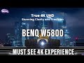 BenQ 4K W5800: Superior Color Accuracy & Brightness for Large Screen Viewing