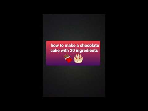 how to make a delicious chocolate cake (disclaimer! this   recipe is by "tasty" NOT ME!!)