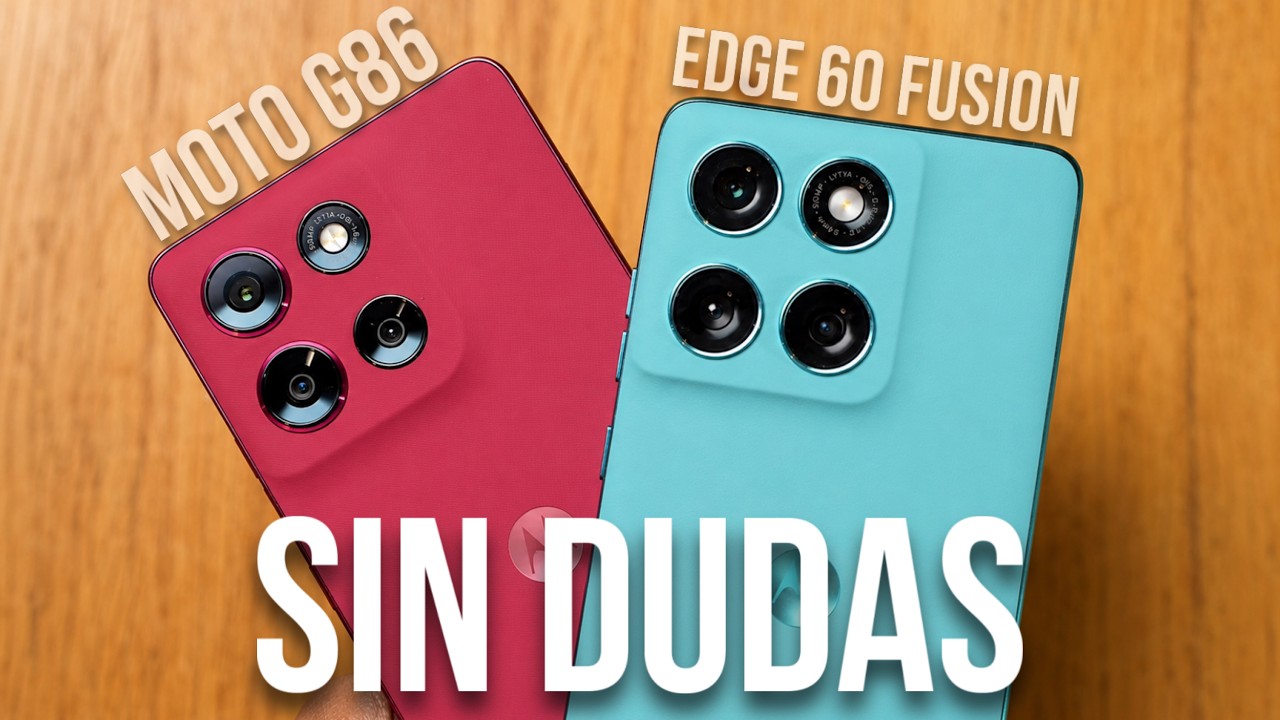 Moto Edge 60 Fusion vs Moto G86: el que te conviene depende de UNA sola cosa y es fácil saberlo