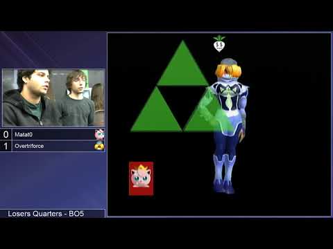SG 19.7 SSBM - Matat0 (Jigglypuff, Falcon) vs. BZG | Overtriforce (Sheik) - Melee LQF