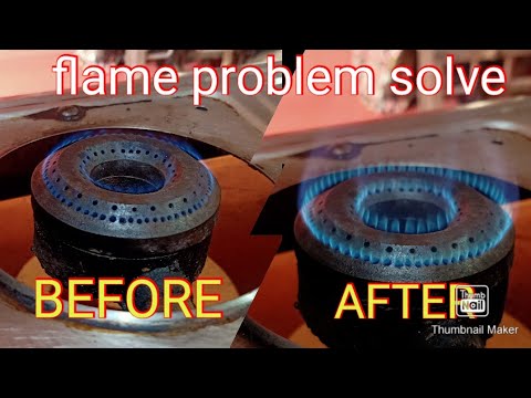 Gas stove low flame problem  solve