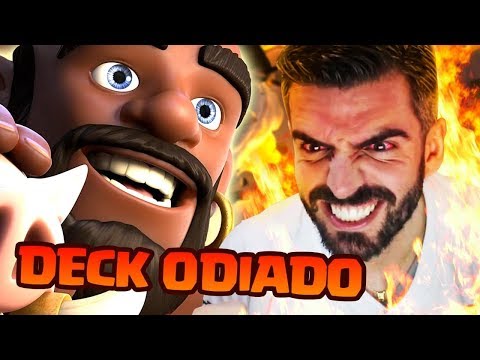 USEI O DECK MAIS ODIADO DE CORREDOR NO CLASH ROYALE!