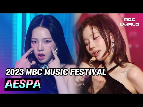 ✨2023 MBC Music Festival✨ aespa - Trick or Trick + Drama #AESPA