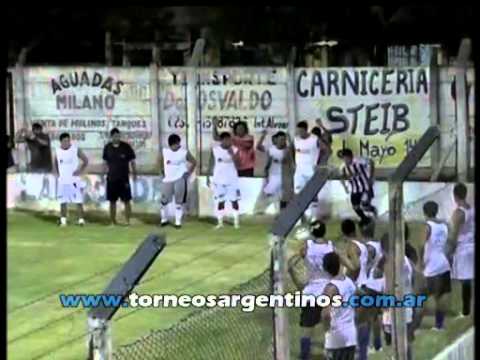 Alvear FC (Int. Alvear) 3 - Andes Talleres (Mza) 0. Torneo Argentino B. 27/01/2013