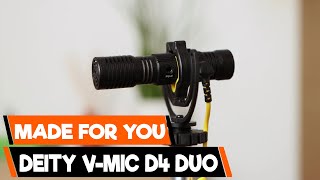 Deity V-Mic D4 DUO Review: The Vlogging Mic with a SECRET! (Front & Back Audio Test)
