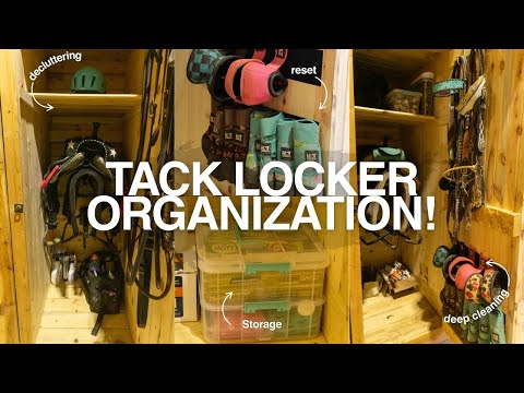 ULTIMATE Tack Locker Organization and Tour!!