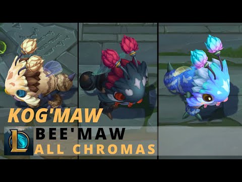 Bee'Maw Kog'Maw All Chromas - League of Legends